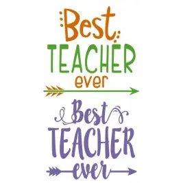 Best Teacher SVG Cuttable Files