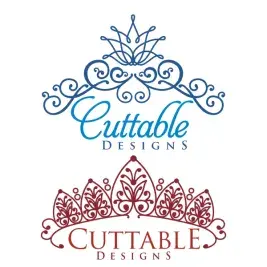 Tiara Crown SVG Cuttable Designs and Frames