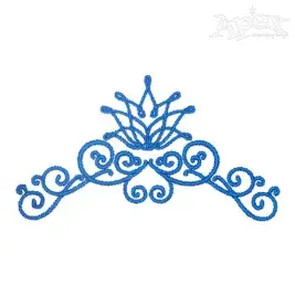 Tiara Crown Embroidery Design