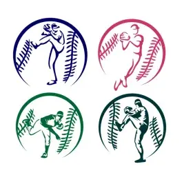 Baseball Player SVG Cuttable Design