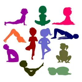 Yoga Yogi Pose SVG Cuttable Design