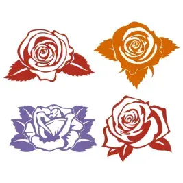 Roses Flower SVG Cuttable Design