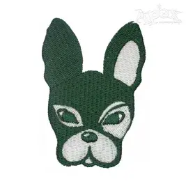 Bulldog Embroidery Design