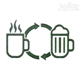 Dad's Life Drinking Embroidery Design