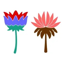 Water Lilies SVG Cuttable Design