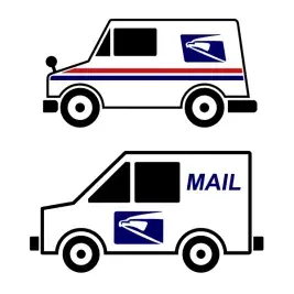 Mail Truck SVG Cuttable Design