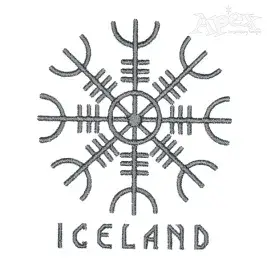 Iceland Snowflake Embroidery Design