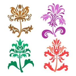 Damask Flower SVG Cuttable Design