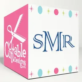 Darren SVG Cuttable Font