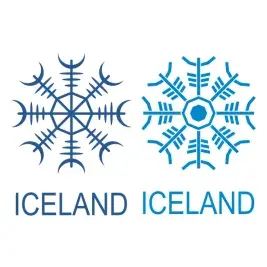 Iceland Snowflake SVG Cuttable Design