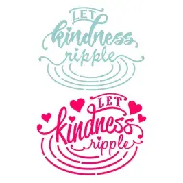 Let Kindness Ripple SVG Cuttable Design