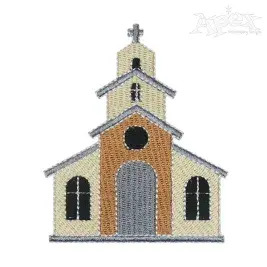 Church Embroidery Design