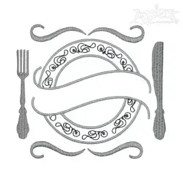 Bon Appetit Embroidery Frame