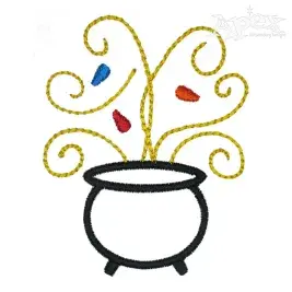 Witch Brew Embroidery Design