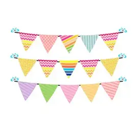 Colorful Banners SVG Cuttable Design