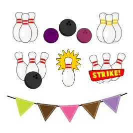 Bowling Pack SVG Cuttable Design