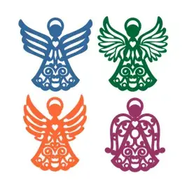 Christmas Angels Pack SVG Cuttable Design
