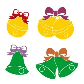 Christmas Jingle Bell SVG Cuttable Design