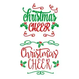 Christmas Cheer SVG Cuttable Design