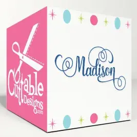Madison Script SVG Cuttable Font