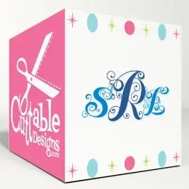 Elsie Swirl SVG Cuttable Font