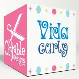 Vida Curlz SVG Cuttable Font