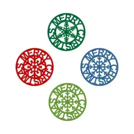 Merry Christmas Snowflake SVG Cuttable Design