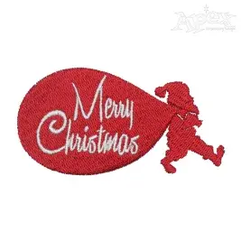 Merry Christmas Santa Embroidery Design