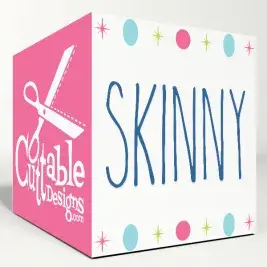 Eli Skinny SVG Cuttable Font