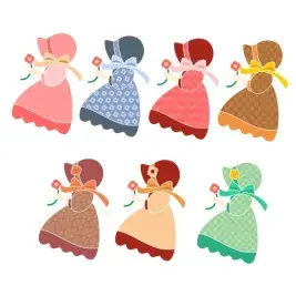 Baby Pattern Sunbonnet SVG Cuttable Design