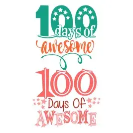 100 days of Awesome SVG Cuttable Design