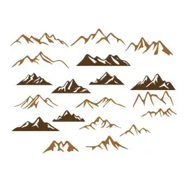 Mountain Pack SVG Cuttable Designs