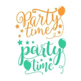Party Time SVG Cuttable Design