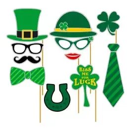 St. Patrick's Day Party Photo Props SVG Cuttable Design