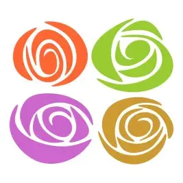 Rosette Flower SVG Cuttable Design