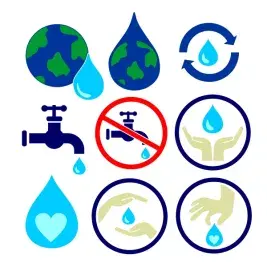 Water Day SVG Cuttable Design