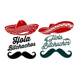 Hola Bitchachos SVG Cuttable Designs