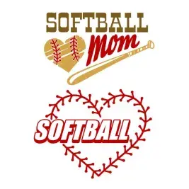 Softball Mom SVG Cuttable Designs