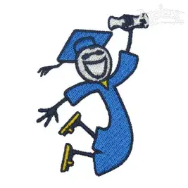 Happy Graduation Embroidery Design