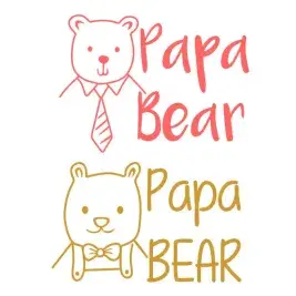 Papa Bear SVG Cuttable Design
