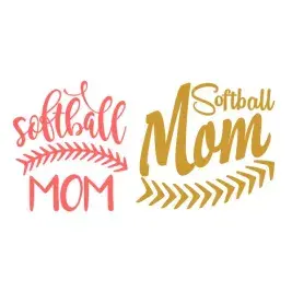 Softball Mom SVG Cuttable Design