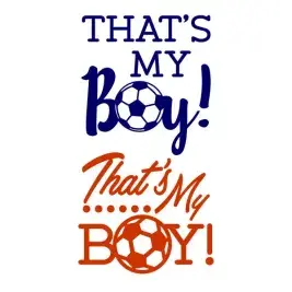 That's My Boy Soccer UK Football SVG Cuttable Design