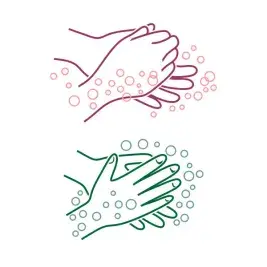 Washing Hands SVG Cuttable Design