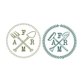 Farm Crossed Rake and Shovel SVG Cuttable Design