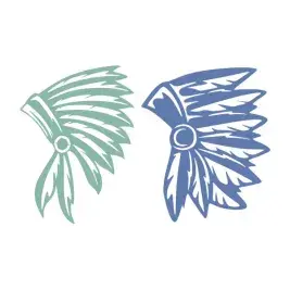 Indian Headdress SVG Cuttable Design