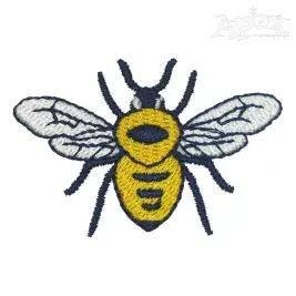 Bee Embroidery Design