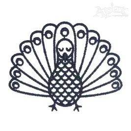 Peacock Embroidery Design