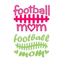 Football Mom SVG Cuttable Design
