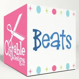 Beats SVG Cuttable Font