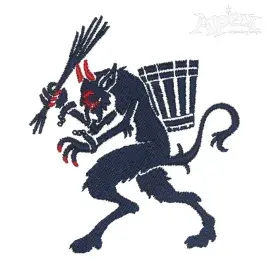 Christmas Krampus Embroidery Design